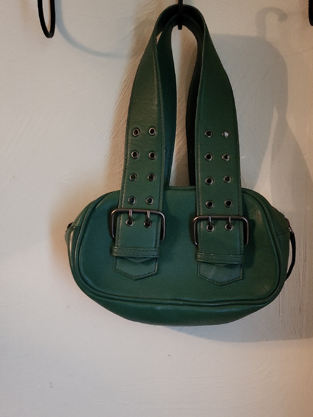 Free People bag 100% Sheep Leather Green